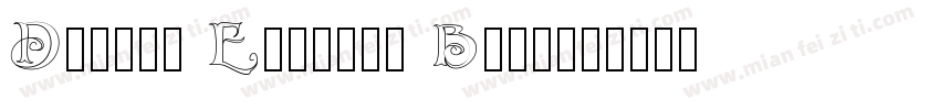Disney English Bold字体转换